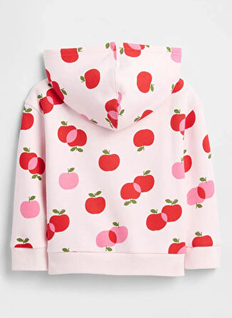 Gap Baskılı Kız Çocuk Kırmızı Sweatshırt 793479003