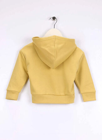 Gap Baskılı Kız Çocuk Açık Sarı Sweatshırt 793479001
