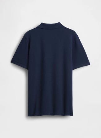 Gap Nakışlı Lacivert Erkek Çocuk Polo T-Shirt 843607003