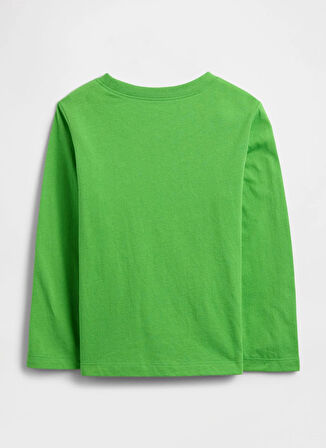 Gap Baskılı Yeşil Bebek T-Shirt 791322000-A