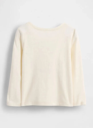 Gap Baskılı Bej Kız Çocuk T-Shirt 812482002