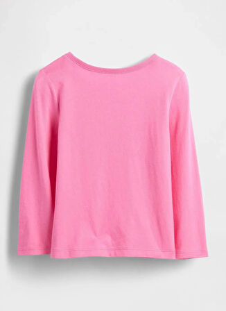 Gap Baskılı Pembe Bebek T-Shirt 812482000-A