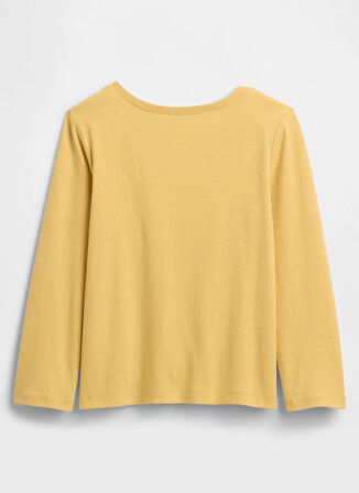 Gap Baskılı Açık Sarı Bebek T-Shirt 794664001-A
