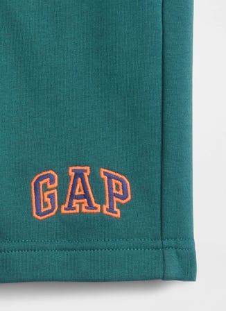 Gap Lastikli Bel Rahat Yeşil Erkek Çocuk Şort 886774001