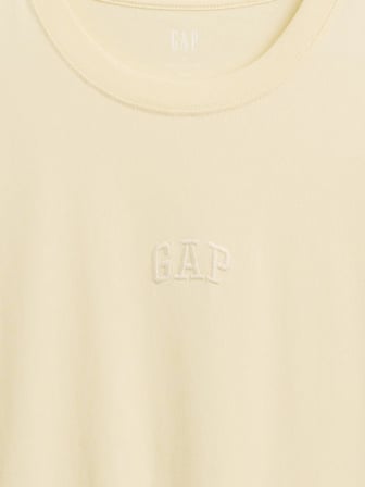 GAP V-FRCH MINI LOGO TEE ERKEK SARI TİŞÖRT 799323010