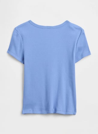 Gap Mavi Kız Çocuk Baskılı T-Shirt 886663006