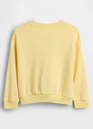 Gap Baskılı Erkek Çocuk Sarı Sweatshırt 869891001