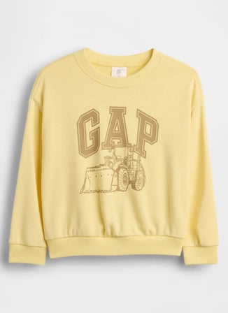 Gap Baskılı Erkek Çocuk Sarı Sweatshırt 869891001