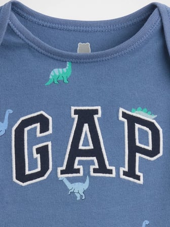 GAP INTL B SS LOGO BS ÇOCUK MAVİ BODYSUIT 883496001