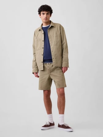 GAP V-7IN ESSENTIAL EASY SHORT - 2026 ERKEK HAKİ ŞORT 888483000