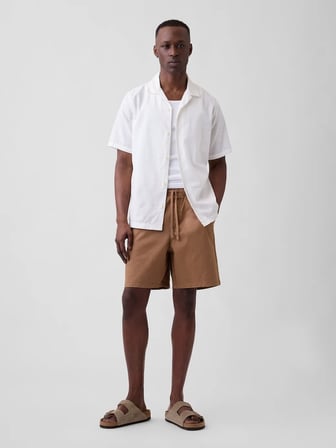 GAP V-7IN ESSENTIAL EASY SHORT - 2026 ERKEK KAHVERENGİ ŞORT 888483002