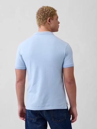 GAP F-LOGO PK POLO ERKEK MAVİ POLO TİŞÖRT 586306042