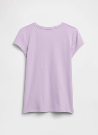 Gap Lila Kız Çocuk Baskılı T-Shirt 886672002