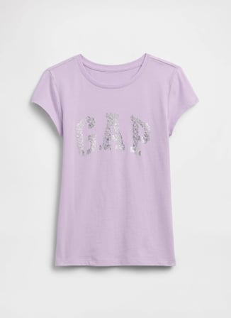 Gap Lila Kız Çocuk Baskılı T-Shirt 886672002
