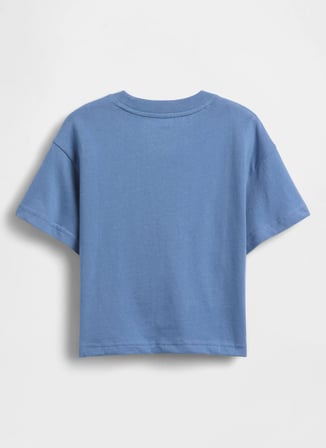 Gap Mavi Erkek Çocuk Baskılı T-Shirt 898711001