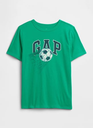 Gap Yeşil Erkek Çocuk Baskılı T-Shirt 906242000