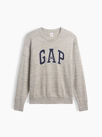 GAP V-INTX GAP ATHLETIC INTARSIA SWEATER KAZAK 910050001 GRİ