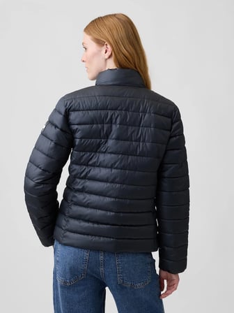 GAP V-FRCH LOGO LW PUFFER JKT KADIN SİYAH MONT 910106000