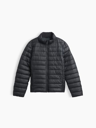 GAP V-FRCH LOGO LW PUFFER JKT KADIN SİYAH MONT 910106000