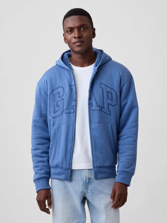 GAP V-FRCH GAP ARCH SHERPA FZ ERKEK MAVİ CEKET 910111004