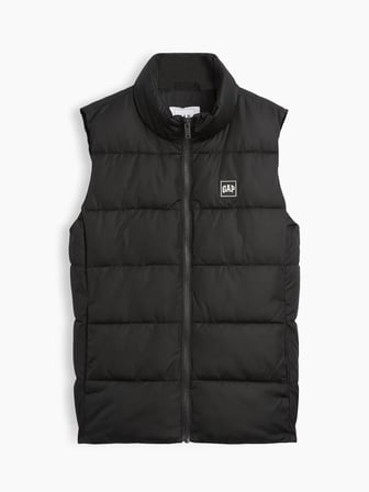GAP V-FRCH LOGO LW PUFFER VEST YELEK 910105006 SİYAH
