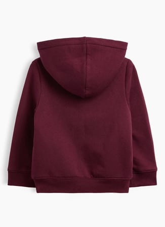 Gap Bordo Erkek Çocuk Kapüşonlu Sweatshirt V-COZY LOGO FZ
