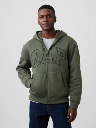 GAP V-FRCH GAP ARCH SHERPA FZ ERKEK YEŞİL CEKET 910111002