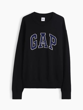 GAP V-INTX GAP ATHLETIC INTARSIA SWEATER KAZAK 910050004 SİYAH