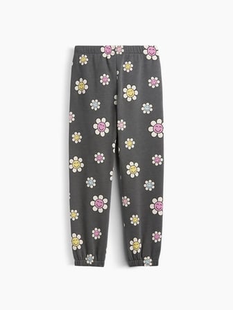 GAP Koyu Gri Kız Çocuk Relaxed Gap Logo Eşofman Altı