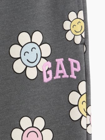 GAP Koyu Gri Kız Çocuk Relaxed Gap Logo Eşofman Altı