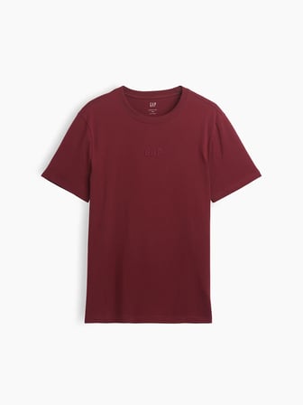 GAP V-FRCH MINI LOGO TEE ERKEK BORDO TİŞÖRT 799323015