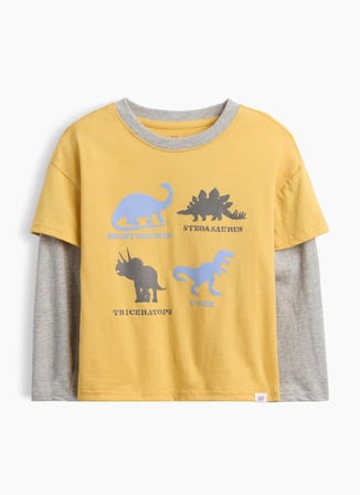Gap T-Shirt, 2 Yaş, Bej