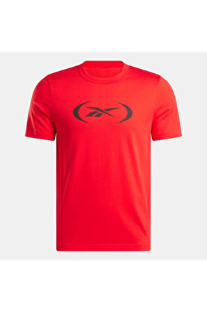 Reebok BASKETBALL T-SHIRT 100214160 Erkek Tişört Kırmızı S-XXL 