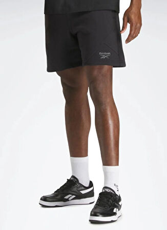 100214084 ICON ELEMENTS SHORT Siyah Lastikli Bel Regular Fit Erkek Şort