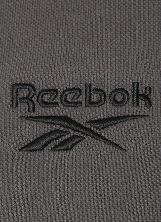 Reebok 100251572 BLAZE EMBROIDERED SS POLO Antrasit Polo Regular Fit Düz Erkek T-Shirt