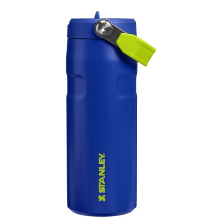 Stanley The IceFlow Flip Straw 2.0 Pipetli Termos Bardak 0.47 LT / Cobalt Chartreuse