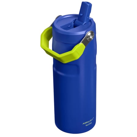 Stanley The IceFlow Flip Straw 2.0 Pipetli Termos Bardak 0.47 LT / Cobalt Chartreuse