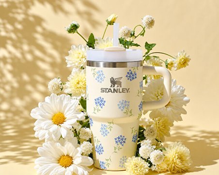 Stanley THE QUENCHER H2.O FLOWSTATE TUMBLER 0.59L Pipetli Termos 10-21116-0271 Krem