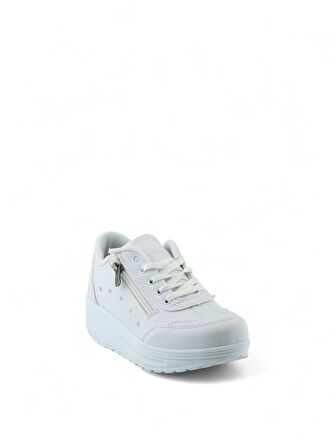 Kadın Cilt Yüksek Taban Günlük Ayakkabı