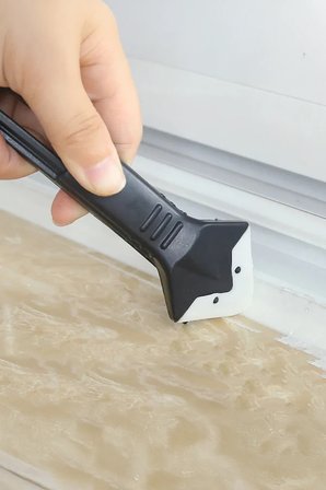 3'ü 1 Arada Fayans Arası Derz Kazıyıcı Silikon Çekme Mutfak Lavabo Kazıma Aparatı