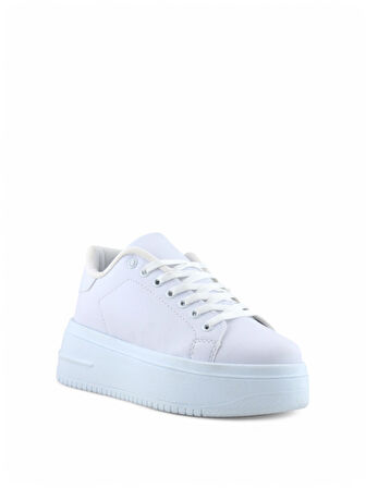 Yüksek Taban Düz Rahat Sneaker Spor Ayakkabı