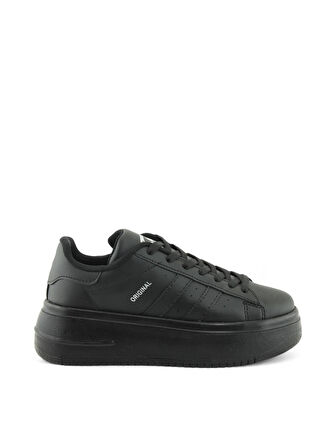 Kadın Yüksek Termo Taban Günlük Sneaker Spor Ayakkabı