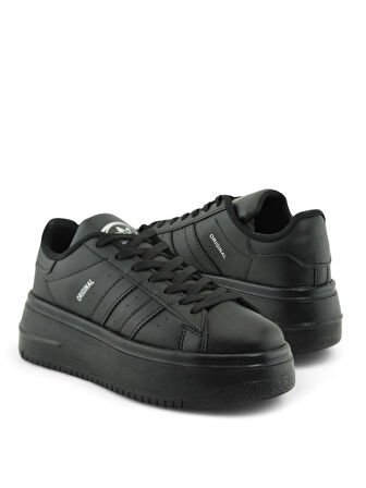 Kadın Yüksek Termo Taban Günlük Sneaker Spor Ayakkabı