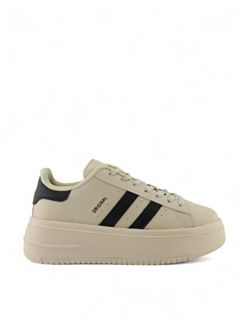 Kadın Yüksek Termo Taban Günlük Sneaker Spor Ayakkabı