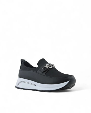 Kadın Hafif Yüksek Taban V Toka  Spor Ayakkabı