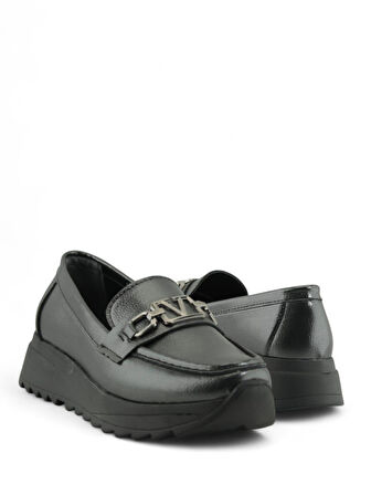 Kadın Loafer Makosen Casual Tokalı Günlük Ayakkabı