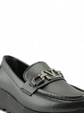 Kadın Loafer Makosen Casual Tokalı Günlük Ayakkabı