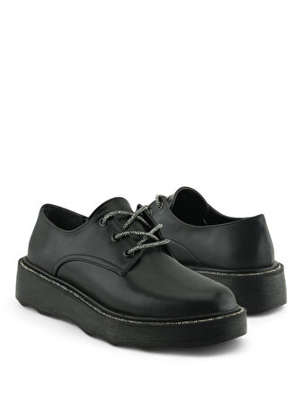 Kadın Kalın Taban Günlük Klasik Ayakkabı