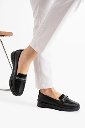 Kadın Termo Taban Burgu Taşlı Ortopedikk Günlük ayakkabı