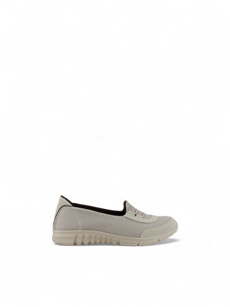 Kadın Fileli Rahat Memory Taban Bağlı Sneaker
